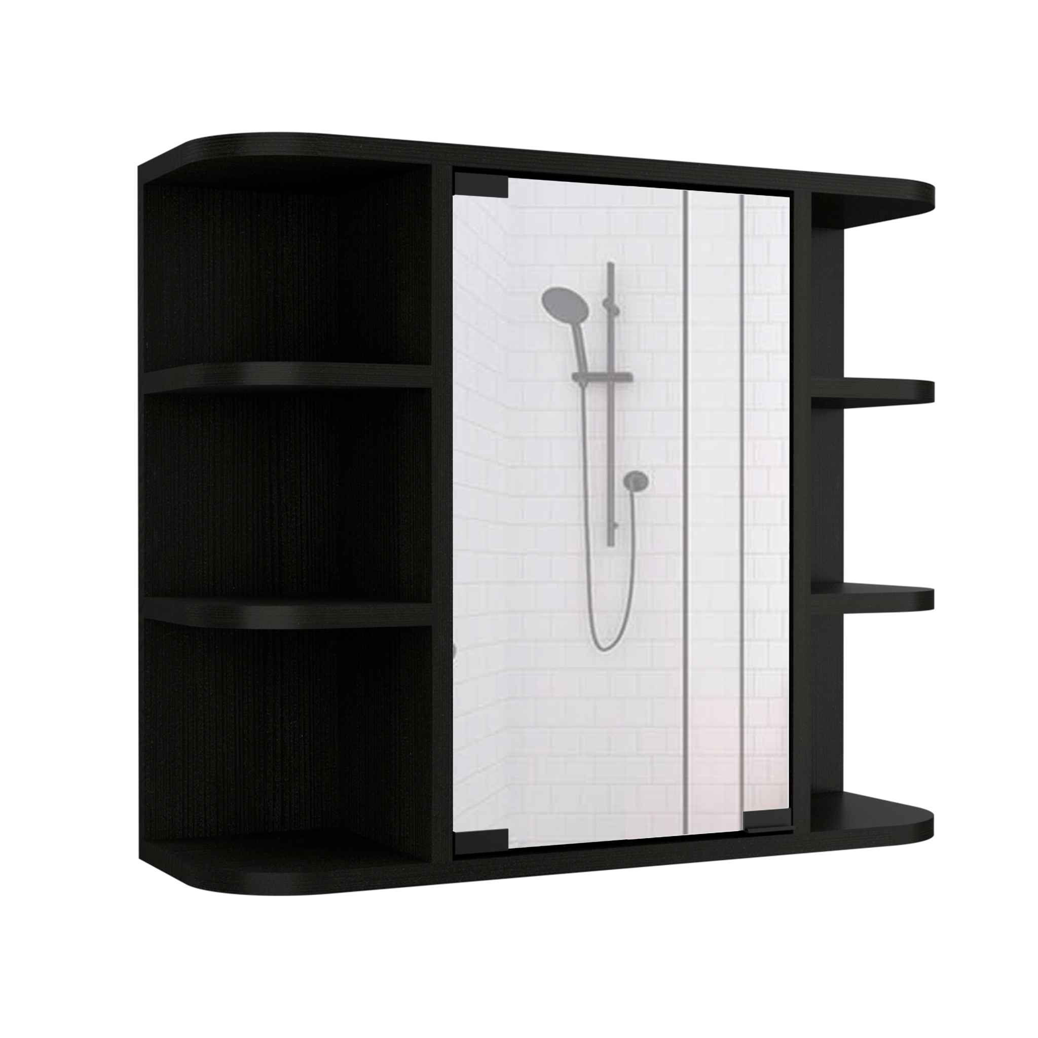 Depot Black Medicine Cabinet